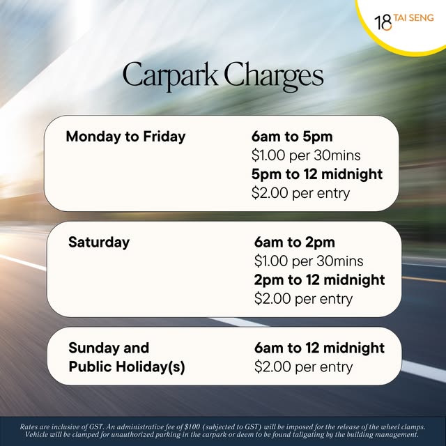 Detailed information on car park rates and rules